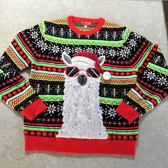 Men's LED Ugly Christmas Sweater - Picture 5 of 5